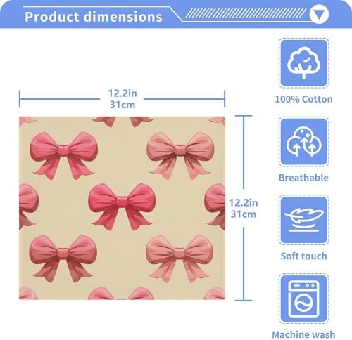Xigua Bows Washcloth Set - Fast Drying Multi-Purpose Fingertip Towels