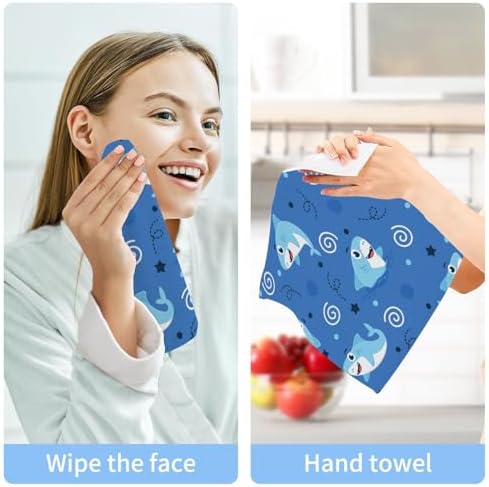 Yettasan Shark Washcloth 2-Pack