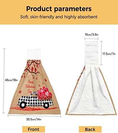 Amusing Red Love Hand Tie Towel Set