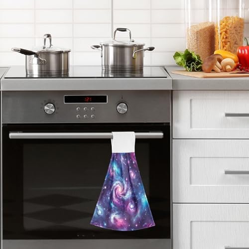 RPLIFE Galaxy Hanging Loop Hand Towel Set for Kids