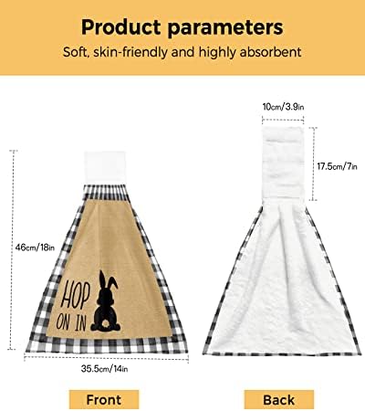 Soft Absorbent Hanging Kitchen Towels for Daily Use
