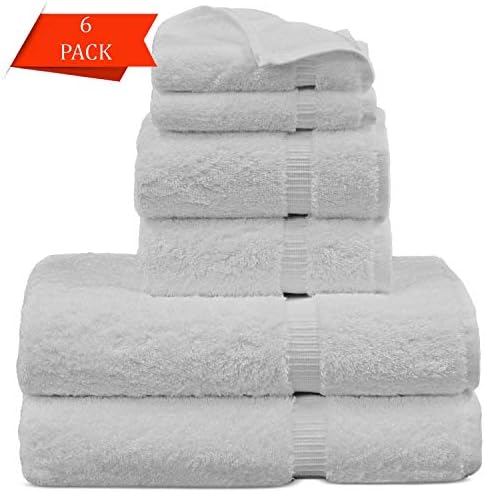 Indulge Linen 100 Turkish Cotton Towel Set 6 Piece
