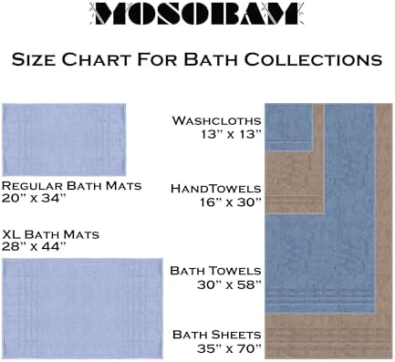 Luxurious 13x13 Washcloths from Mosobam