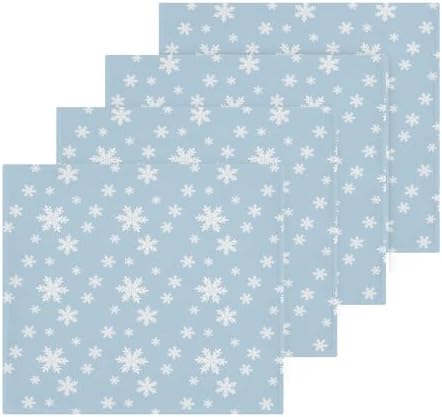 Xigua Christmas Snowflake Washcloth Set