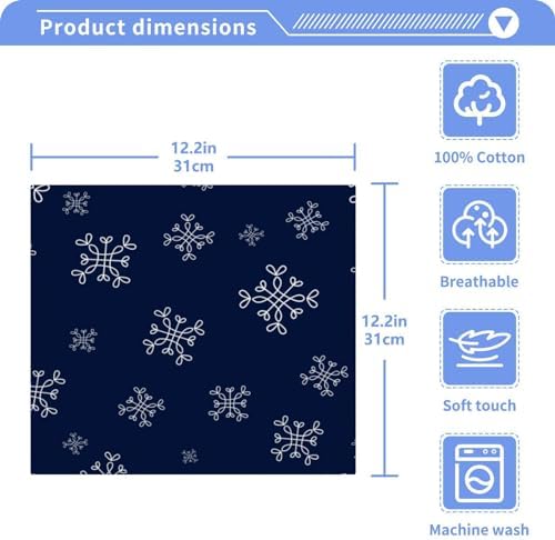Perfect Blue Washcloth Set