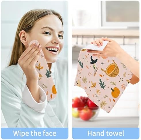 Xigua Autumn Harvest Washcloth Set 12x12