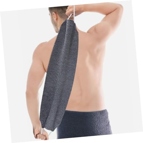 Hoement Frosted Bath Towel Back Exfoliating Cloths 1