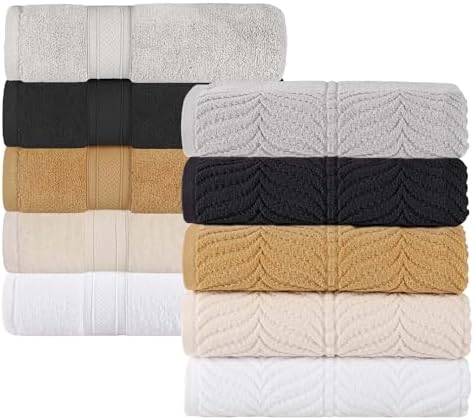 Premium Cotton Chevron Towels Set