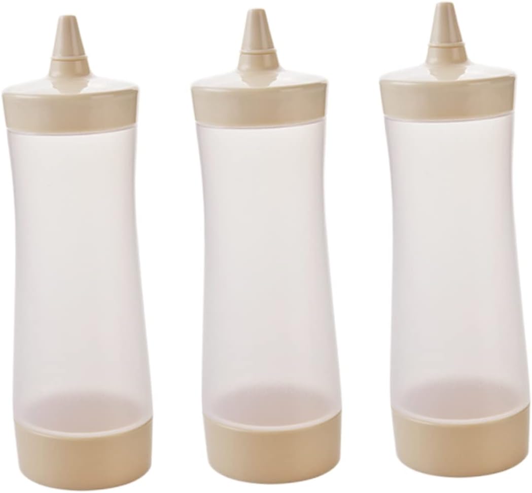 3-Piece Squeeze Condiment Bottles