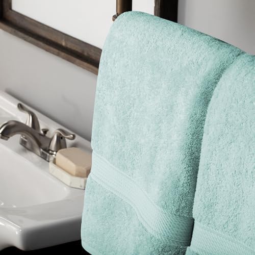 Superior Luxury Egyptian Cotton Pile Bath Towels Set Ultra Soft Plush