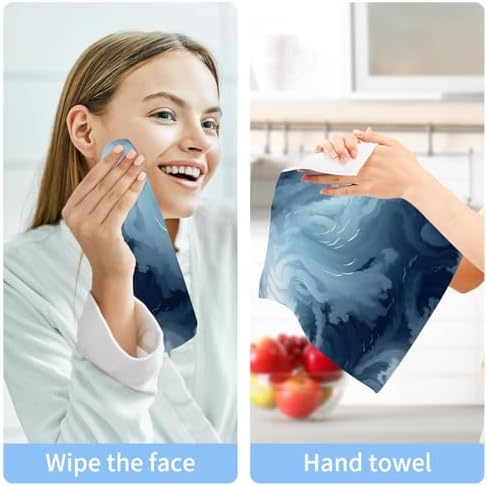 Yettasbin - Blue Texture Washcloth Set