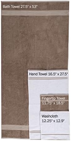 Lavish Homme 8-Piece Cotton Towel Collection