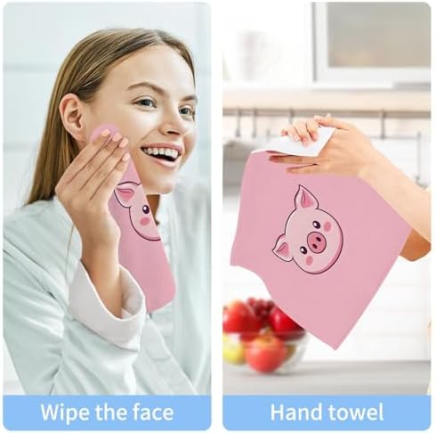 Cute Pig Washcloth Set by Xigua