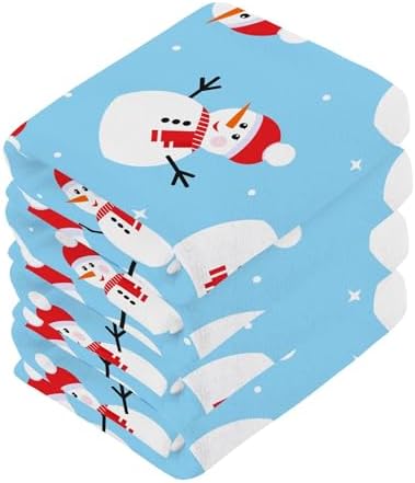Xigua Christmas Snowman Washcloth Set