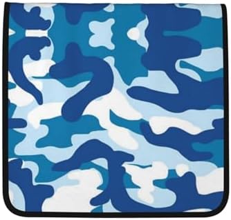 Sky Blue Camouflage Washcloth 16x28 Inch Soft Towel for Bath Kitchen