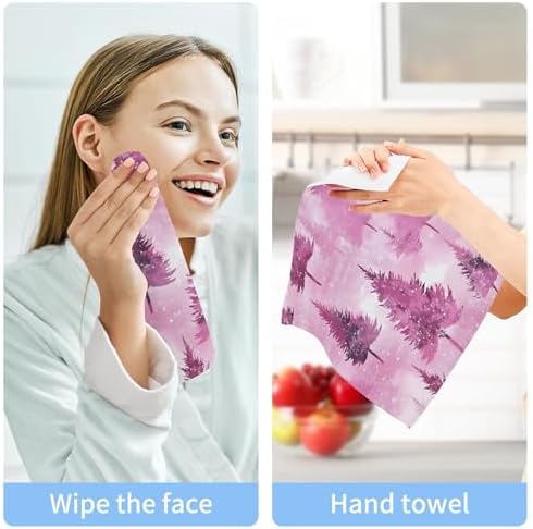 Xigua Winter Trees Washcloth Set
