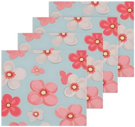 Cute Coral Washcloth Set Multiple Sizes