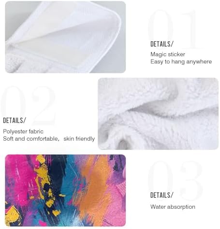 RPLife 2-Piece Graffiti Print Hand Towels