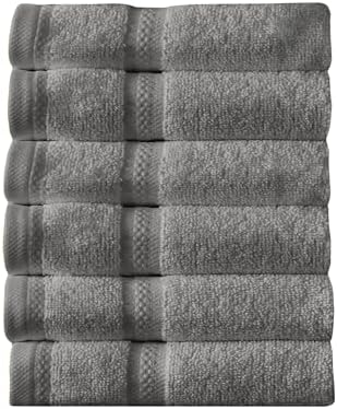 AntiOD 6-Piece Performance Towel Set Grey