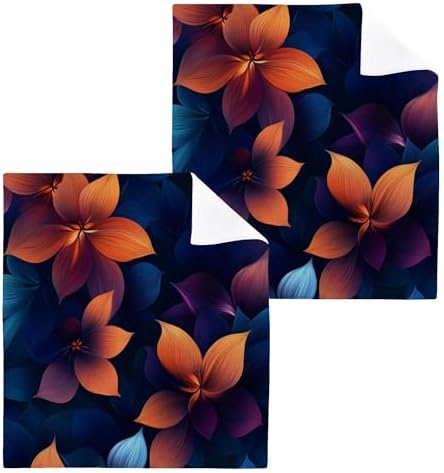 Fragrant Floral Washcloth Set for Fast Dry