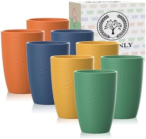 Sturdy Plastic Cups Reusable Dishwasher-Ready