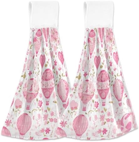 Hot Balloon Hand Towels 2 Pcs