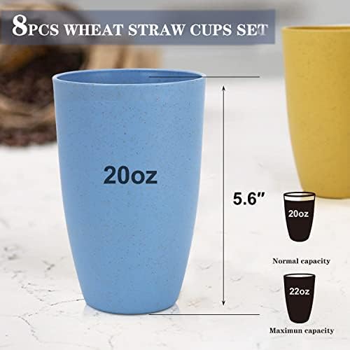 Homienly Reusable Plastic Cups