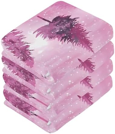Xigua Winter Trees Washcloth Set