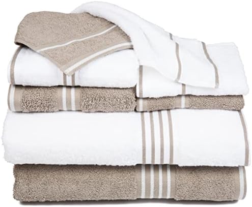 Lavish Homme 8-Piece Cotton Towel Collection