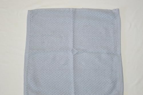 100 Cotton Washcloth Set of 6 12x12 inches Compact gray