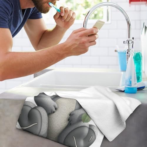Cartoon Koala Bath Towel Portable Durable