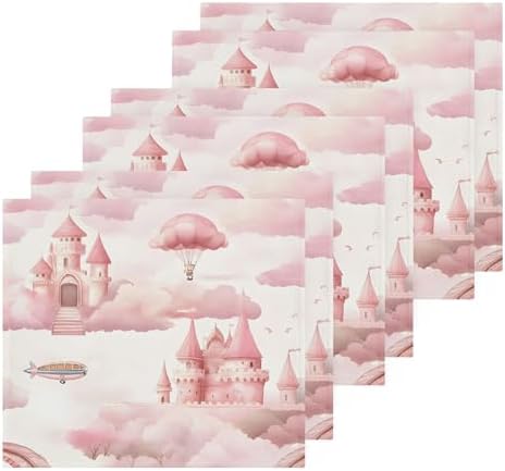 Xigua Watercolor Castle Washcloth Set