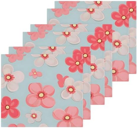 Cute Coral Washcloth Set Multiple Sizes