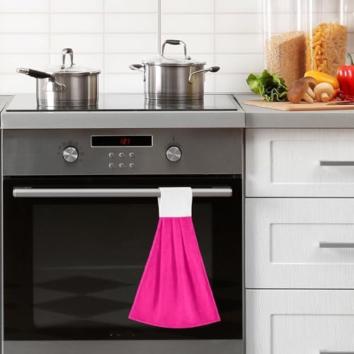 RPLIFE Rose Kitchen Towels 2 Pack Soft and Absorbent