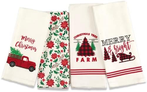Serafina Home Christmas Kitchen Hand Towels