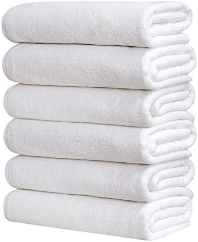 Pleasant Home 6 Pack Hand Towels Set 16 x 28