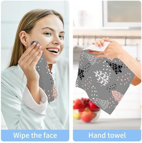 Burbuja Christmas Trees Washcloths
