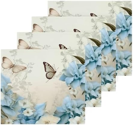 Butterfly Flower Washcloth - Soft for Babies