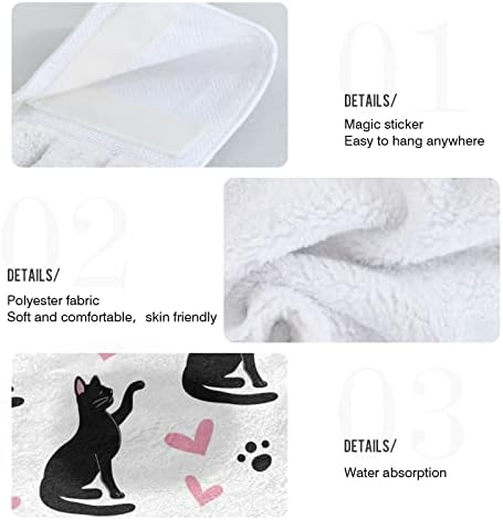 Absorbent Durable Kitchen Hand Towels Set of 2
