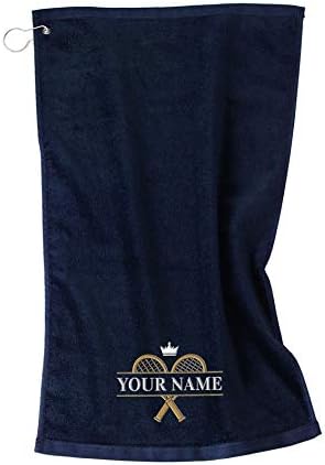 Printualist Personalized Tennis Towel with Carabiner Hook