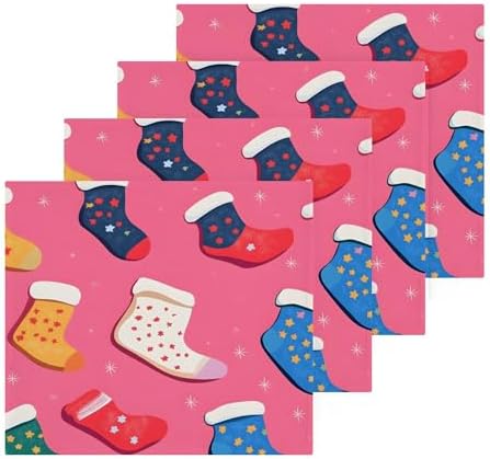 Elegant Christmas Washcloth Set for Fast Drying