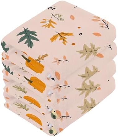 Xigua Autumn Harvest Washcloth Set 12x12