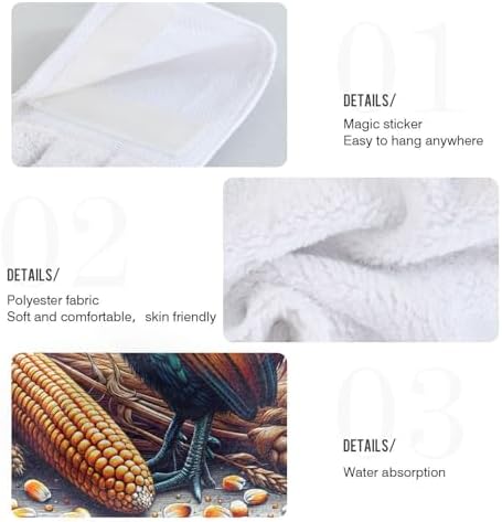 Fast-Drying Bulk-Free Hand Towels Set of 2