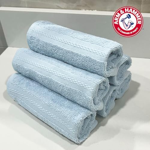 AntiOD 6-Piece Performance Towel Set Grey