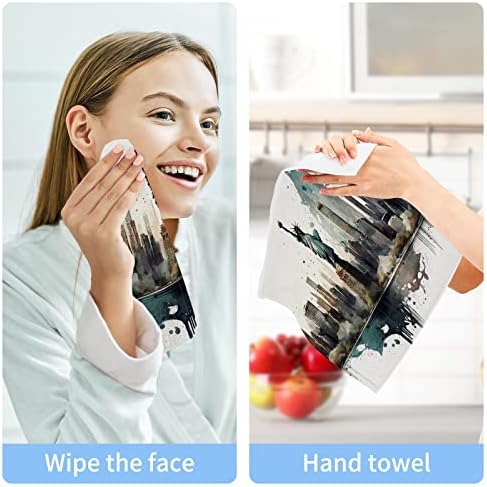 Vnurnrn 2-Piece Cotton Washcloth Set