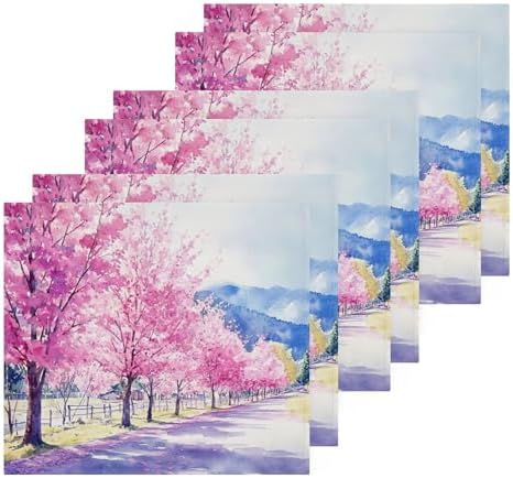 Cherry Blossom Washcloth Set - Fast Drying Multi-Purpose Towels