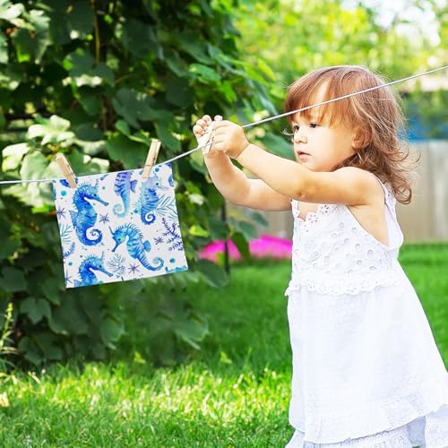 Seahorse Washcloth 2-Pack for Babies