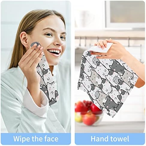 Cute Kitty Washcloths Soft Absorbent