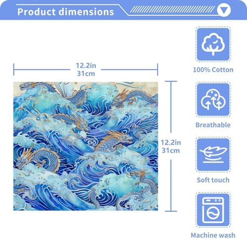Chinese Dragon Washcloth Pack