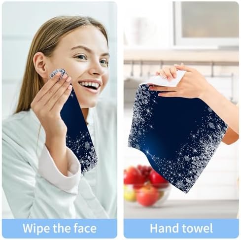 Snowflake Baby Adult Washcloths